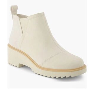 Toms Women's Maude Off-White Ankle Boots